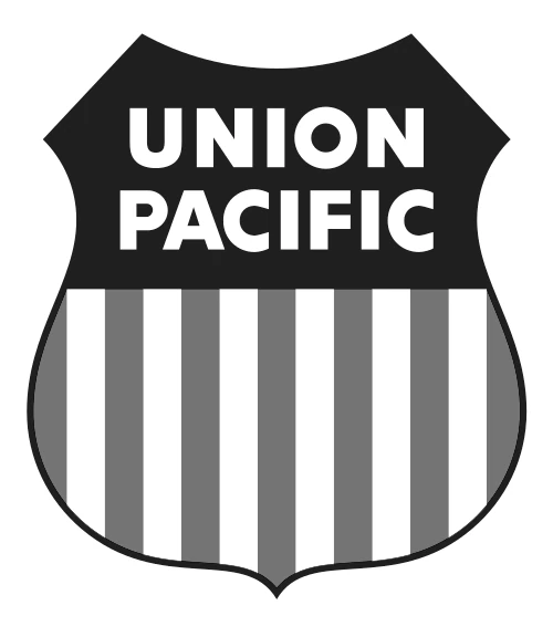 Union Pacific Railroad logo - rail partner adjacent to Ameritank terminal
