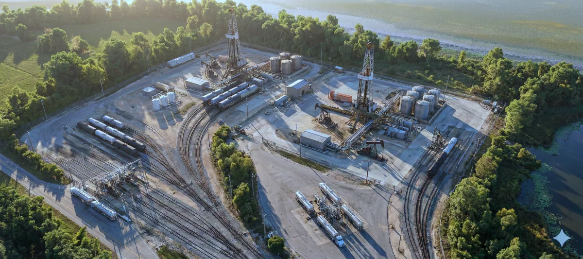 Class I non-hazardous injection well rendering showing underground disposal at Ameritank facility